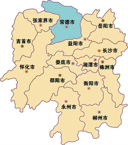 常德县城地图图片